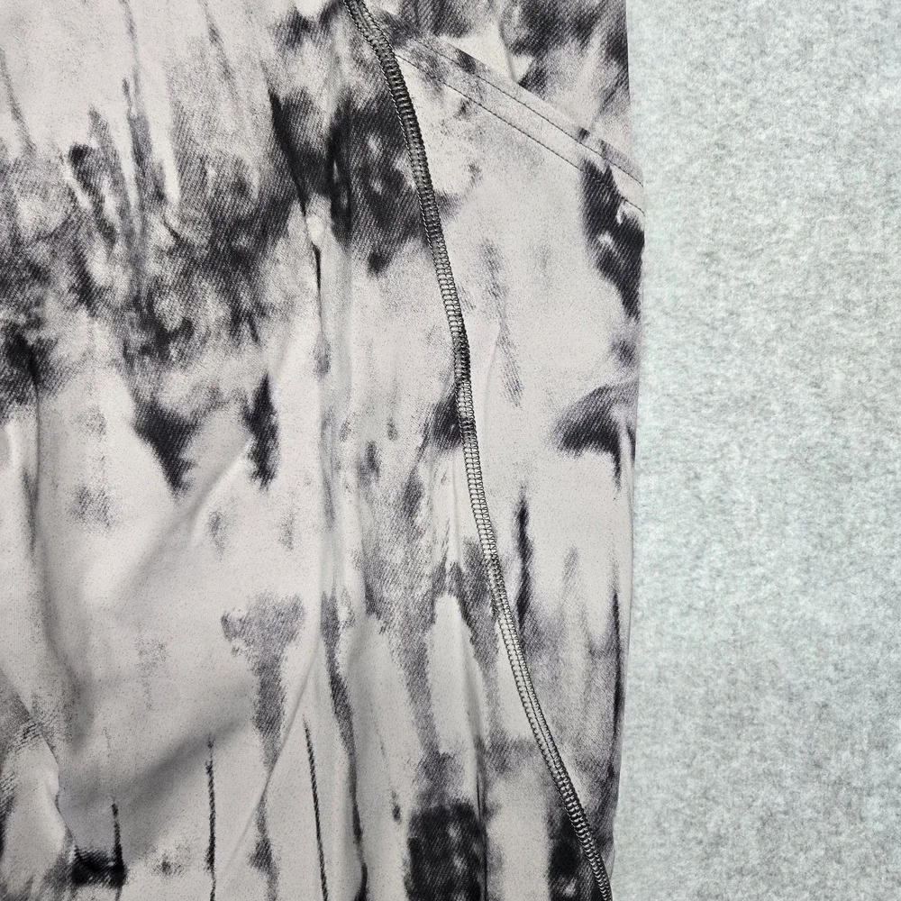 Lululemon Leggings Womens 8 Gray Tie Dye High Rise Ankle Pockets Athletic‎ Yoga